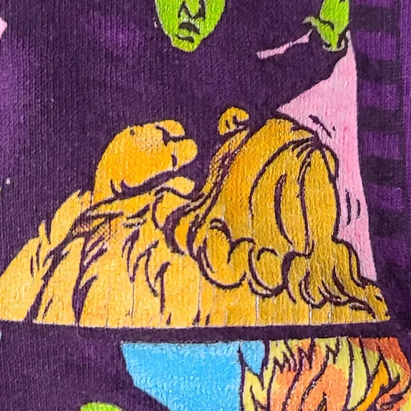 Vintage Single Stitch Wizard Of Oz Wicked Witch T Shirt Size XL USA Purple